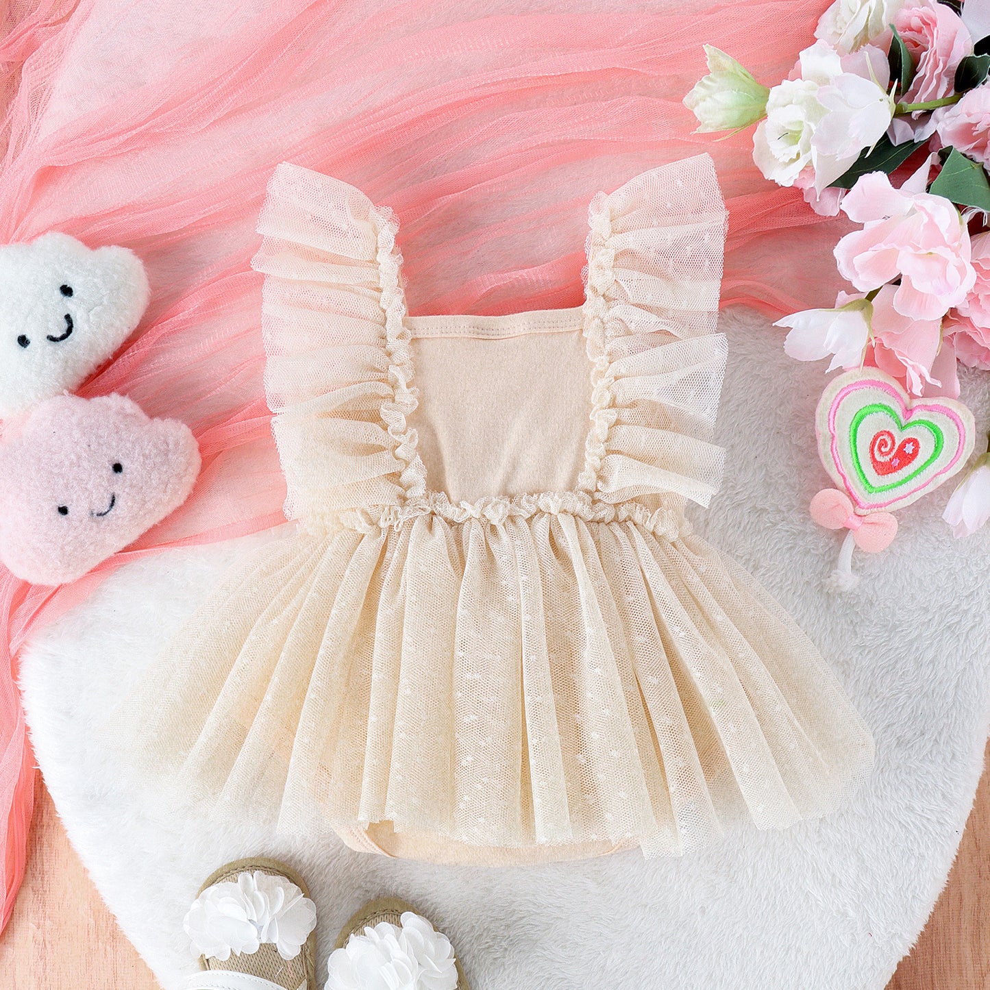 Baby Net Skirt Jumpsuit