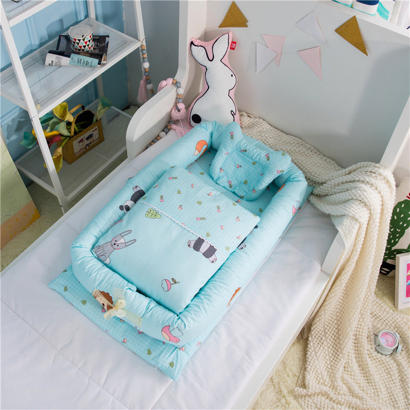 Anti-pressure Foldable and Portable Bed for Newborns
