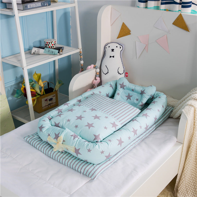 Anti-pressure Foldable and Portable Bed for Newborns