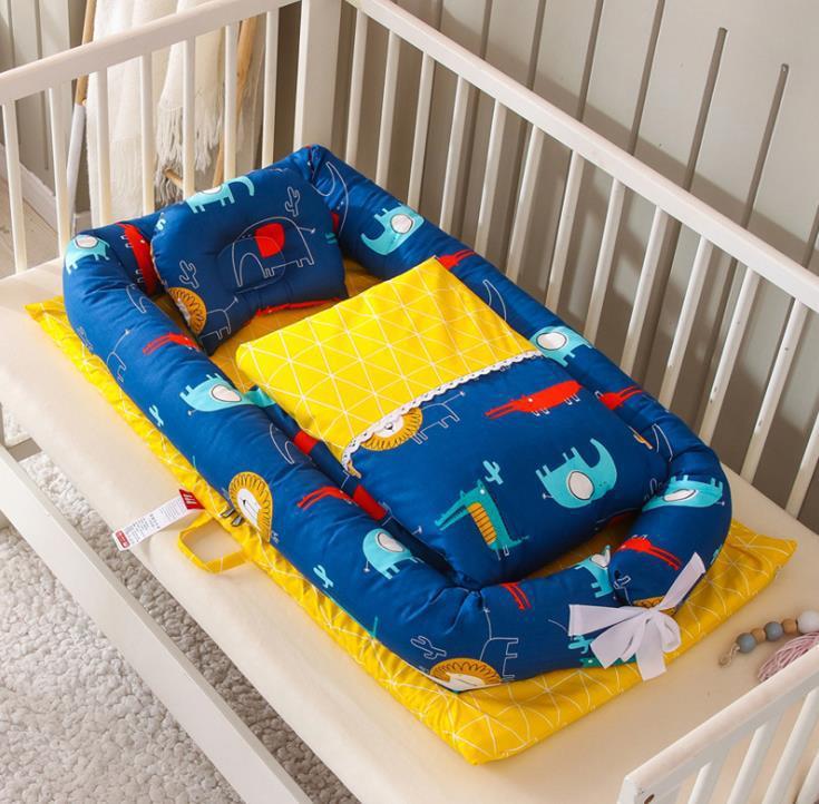 Anti-pressure Foldable and Portable Bed for Newborns