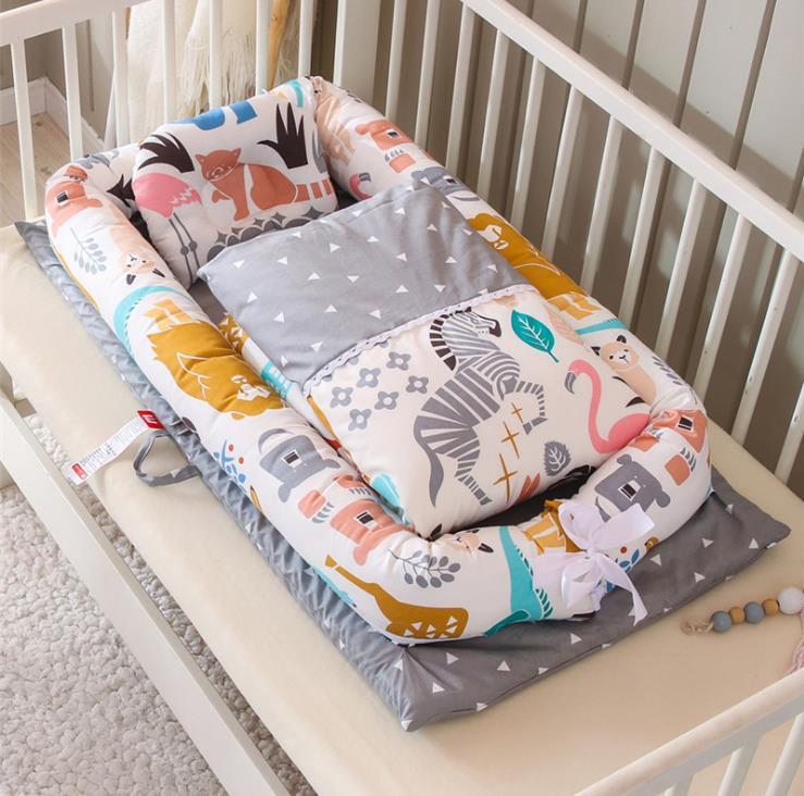 Anti-pressure Foldable and Portable Bed for Newborns