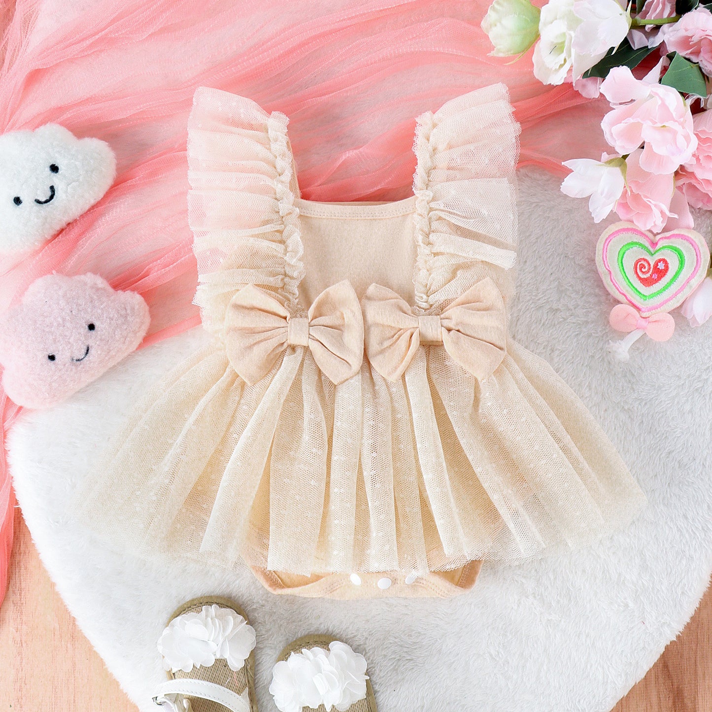 Baby Net Skirt Jumpsuit