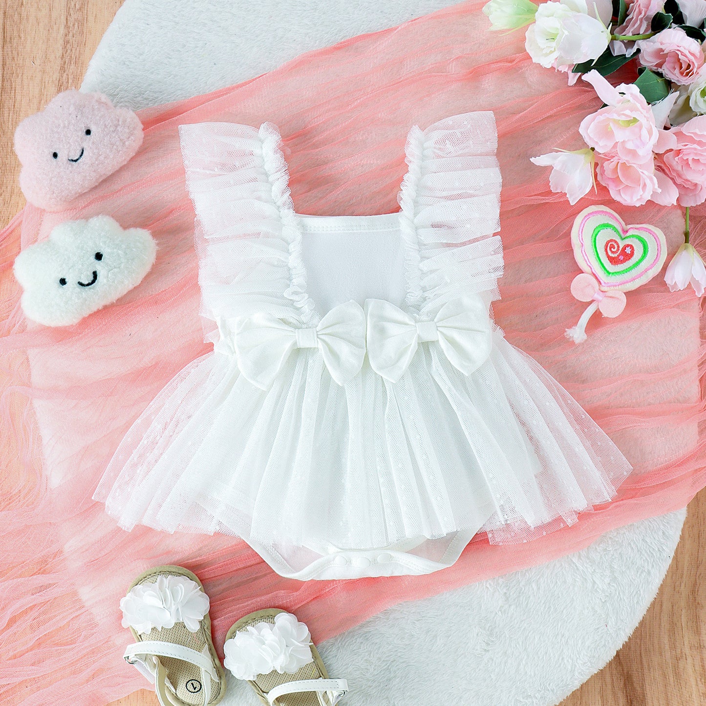 Baby Net Skirt Jumpsuit