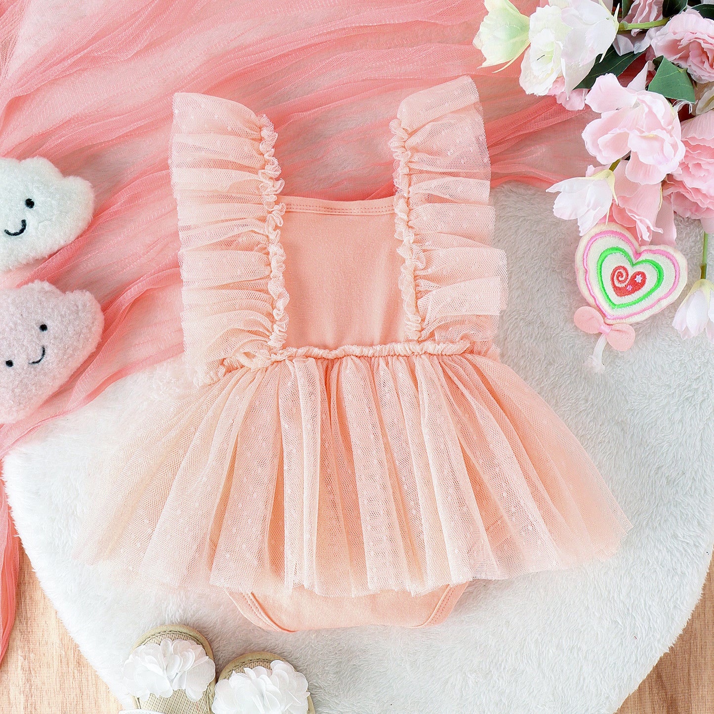 Baby Net Skirt Jumpsuit