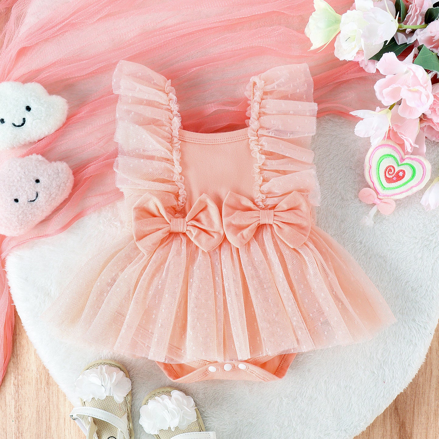 Baby Net Skirt Jumpsuit