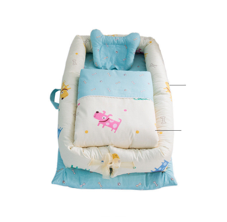 Anti-pressure Foldable and Portable Bed for Newborns